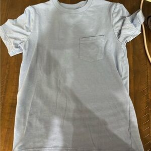 NWOT George Men's Sky Blue Striped Tee